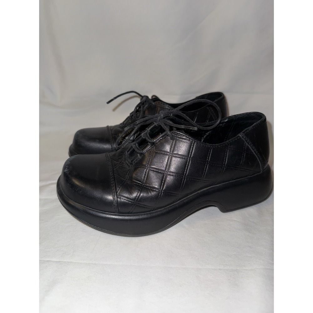 Dromedaris Women Shoe Merlin‎ Size 6.5M EUR 37 Black Oxford Nurse Pre Owned xq